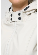 Batela Long Winter Raincoat for woman C3056 mk collar