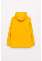 Chubasquero Trenca Batela de Mujer de invierno C3187 amarillo espalda