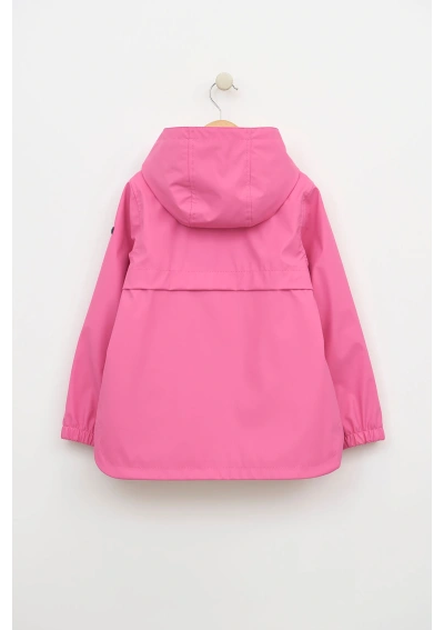 Batela Girls' Winter Raincoat C3157 SN pink back