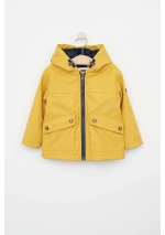Batela Baby Winter Raincoat with Pockets C3152 yellow