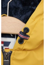 Chubasquero Batela invierno de bebe con bolsillos C3152 amarillo capucha