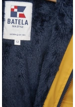 Batela Baby Winter Raincoat with Pockets C3152 yellow lining