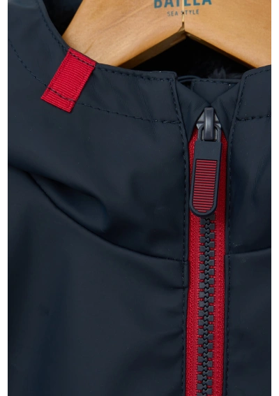 Chubasquero Batela de Niño para Invierno C3155 azul marino cremallera