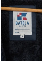 Batela Boys' Winter Raincoat C3155 navy blue label