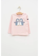 Batela Baby Penguin Pair T-Shirt B2532 pls pink