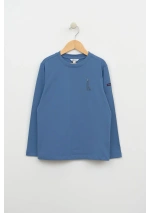 Batela Boys' Surfing Shark T-Shirt N1928 stellar blue sr