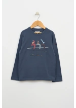 Batela Boys' Surfers T-Shirt N1920 mh dark blue