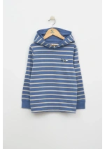 Camiseta de Rayas para Niño Batela con Capucha N1902 sr/mk