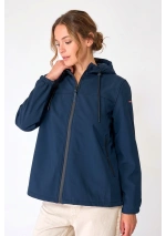 Chaqueta Softshell Batela de Mujer polar A2603 azul marino frontal