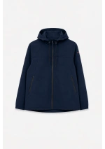Chaqueta Softshell Batela de Mujer polar A2603 azul marino frontal 2