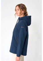 Chaqueta Softshell Batela de Mujer polar A2603 azul marino lateral