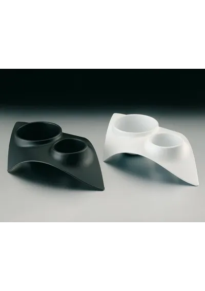 Set of 6 double bowl
