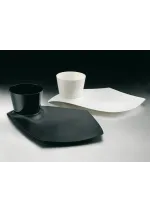 Set of 6 XL plates with cupholder