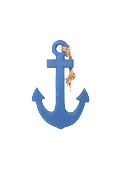 ANCLA AZUL BATELA PARA DECORACION NAUTICA