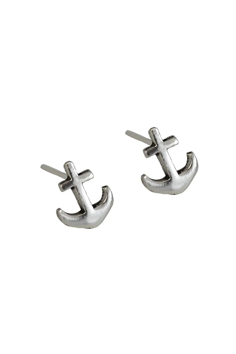 ANCHOR STUD EARRINGS