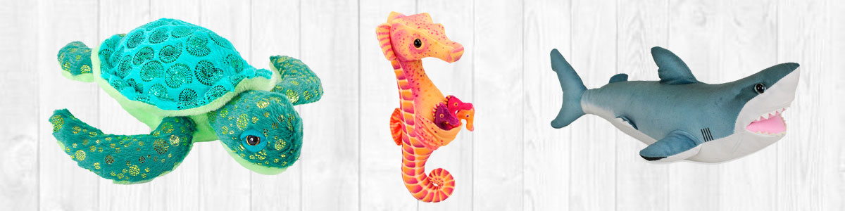 Stuffed sea animals