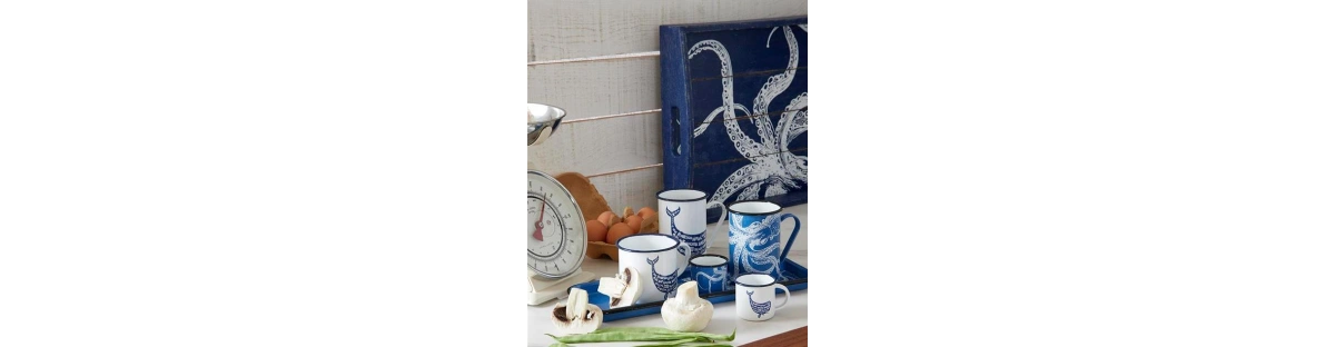 Nautical Tableware & Kitchen Decor | Melamine & Ceramic