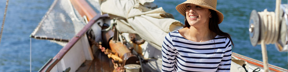 Nautical T-shirts for women